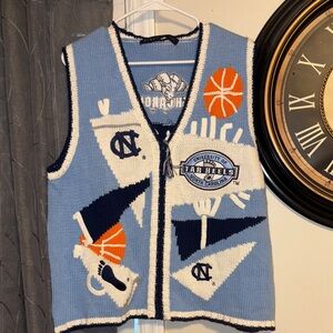 Vintage North Carolina Tar Heels Knit Vest